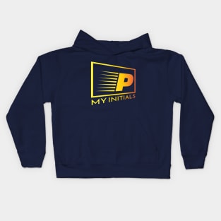 Letter P Letter Art Kids Hoodie